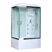 Душевая кабина Royal Bath RB8100BP3-WT-CH-R (белое/прозрачное)